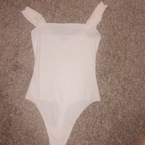 White firecracker aritzia bodysuit